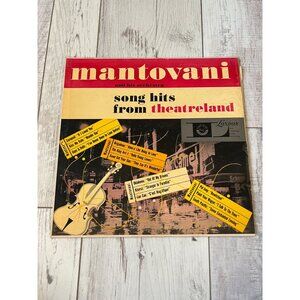 Mantovani Song Hits From Theatreland Vinyl Record LL 1219 Vintage Album